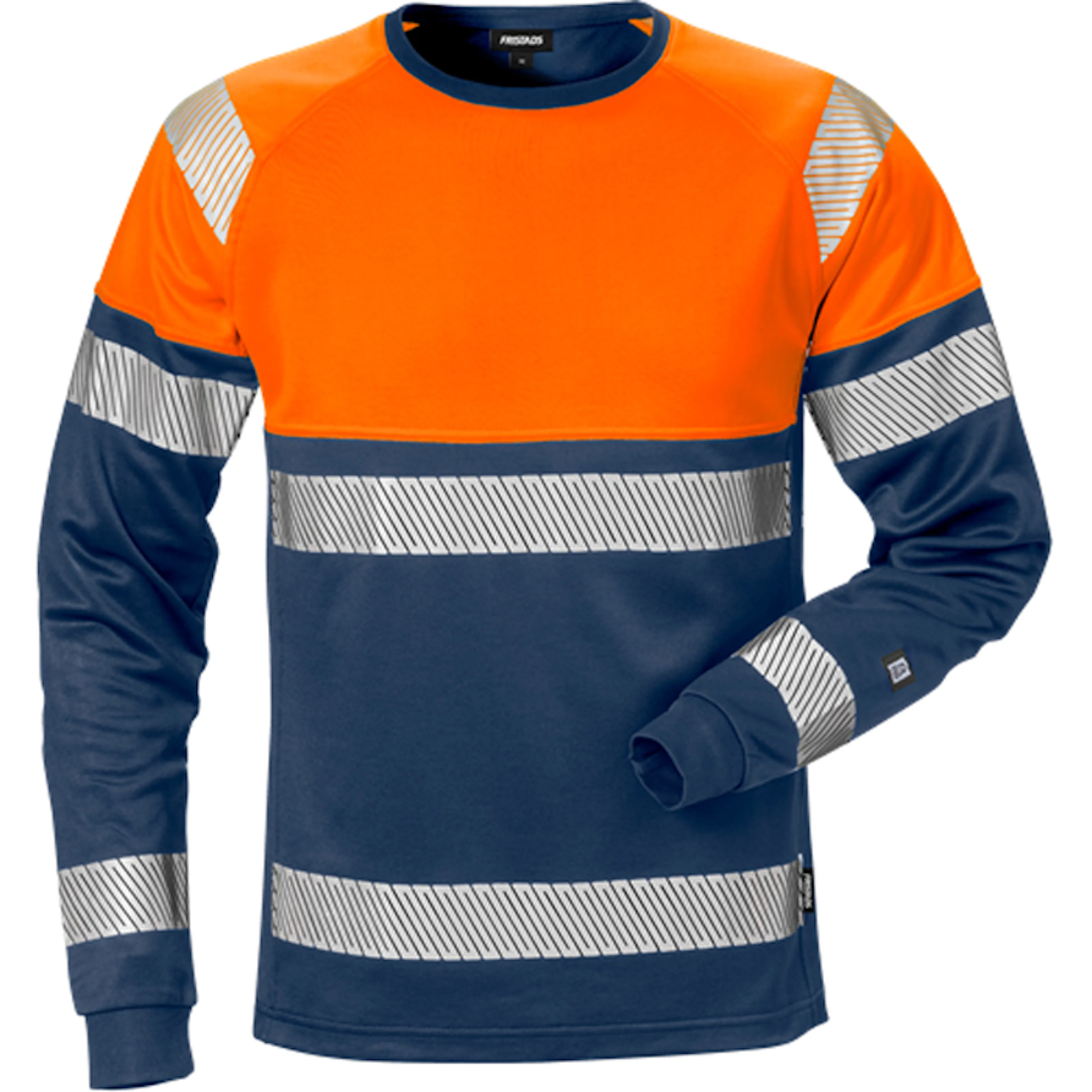 Orange/Marinblå