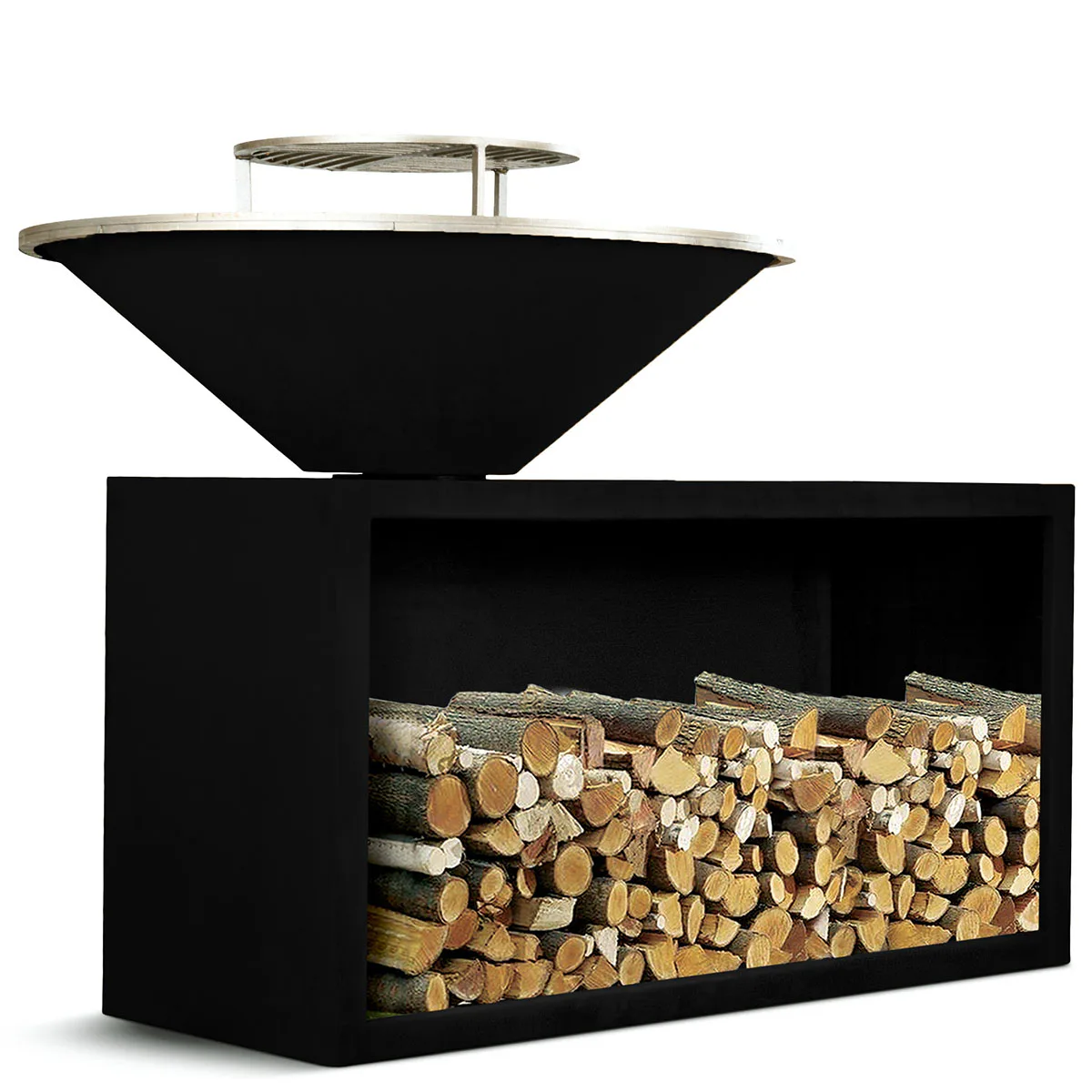 Grill Lyfco Lofsdalen Cortenstål Svart