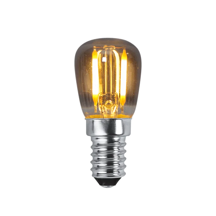 LED-Päronlampa Star Trading E14 Rökfärgad 30 Lumen
