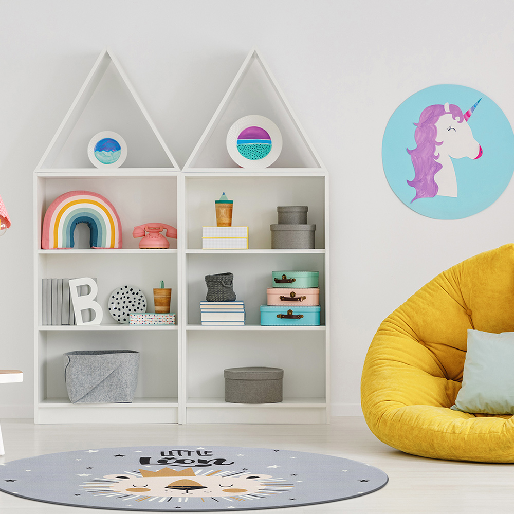 Barnmatta KM Carpets Play Lionking Rund