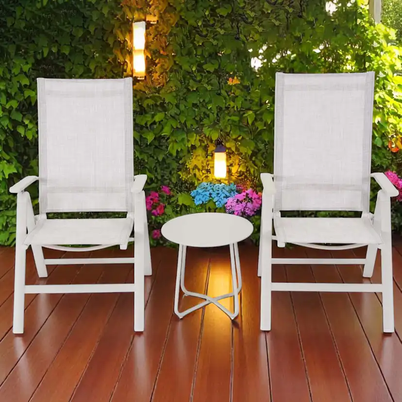 Trädgårdsbord Baltic Garden Seville Sidobord rund Ø45 cm