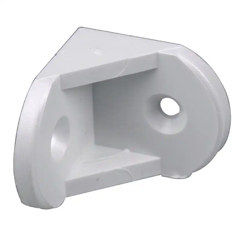 Möbelvinkel Millers Plast Vit 27X27 mm