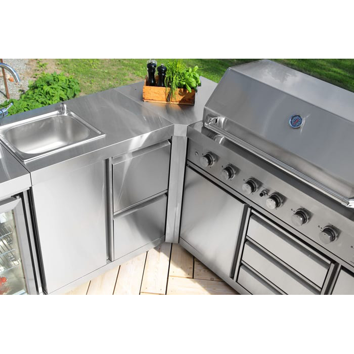 Hörnmodul Myoutdoorkitchen Classic Line Stainless 304SS 90°
