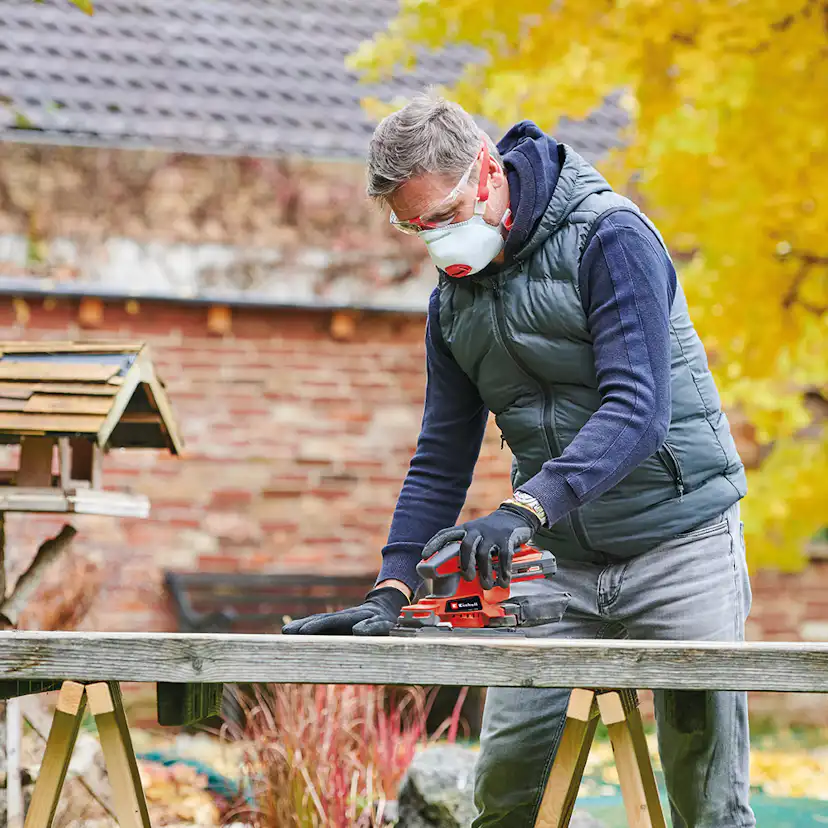 Slipmaskin Einhell TC-OS 18/187 Li 18V Utan Batteri & Laddare