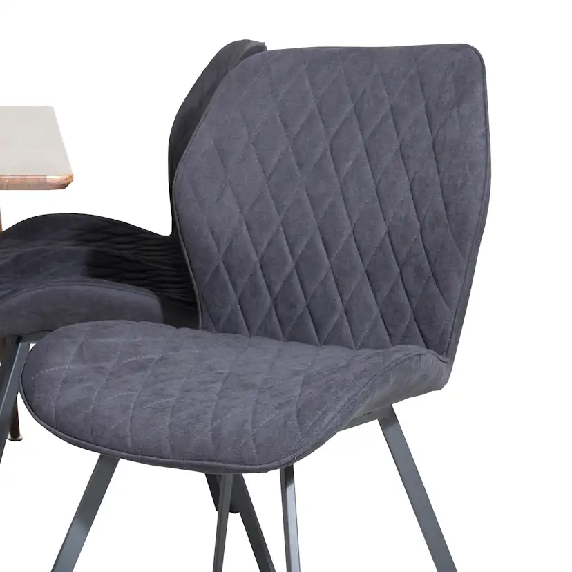 Matgrupp Venture Home Pobbie med 6 Geneva Stolar Polyestertyg