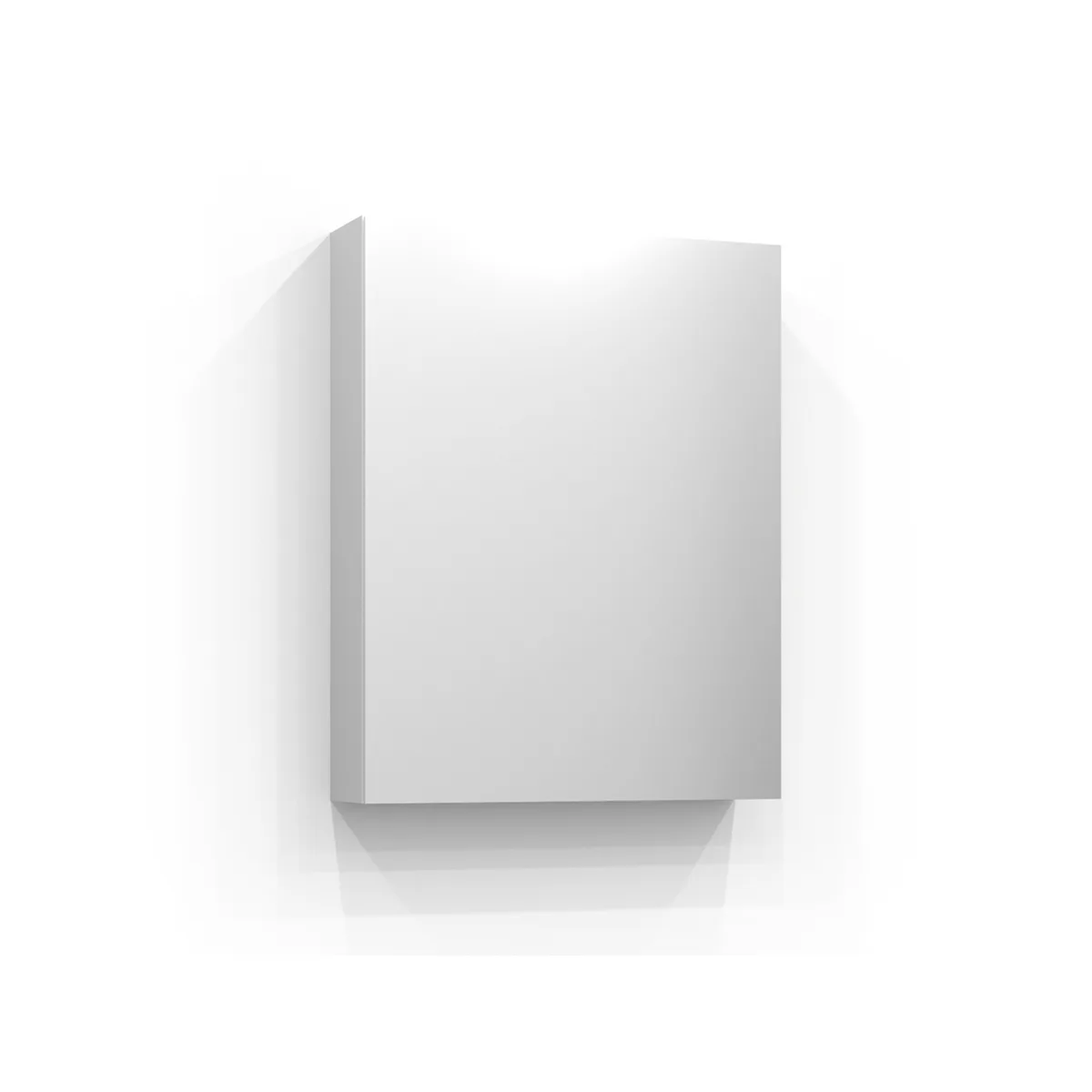 Spegelskåp Dalby 55 vit med 1 dörr Vit, 700x550 mm