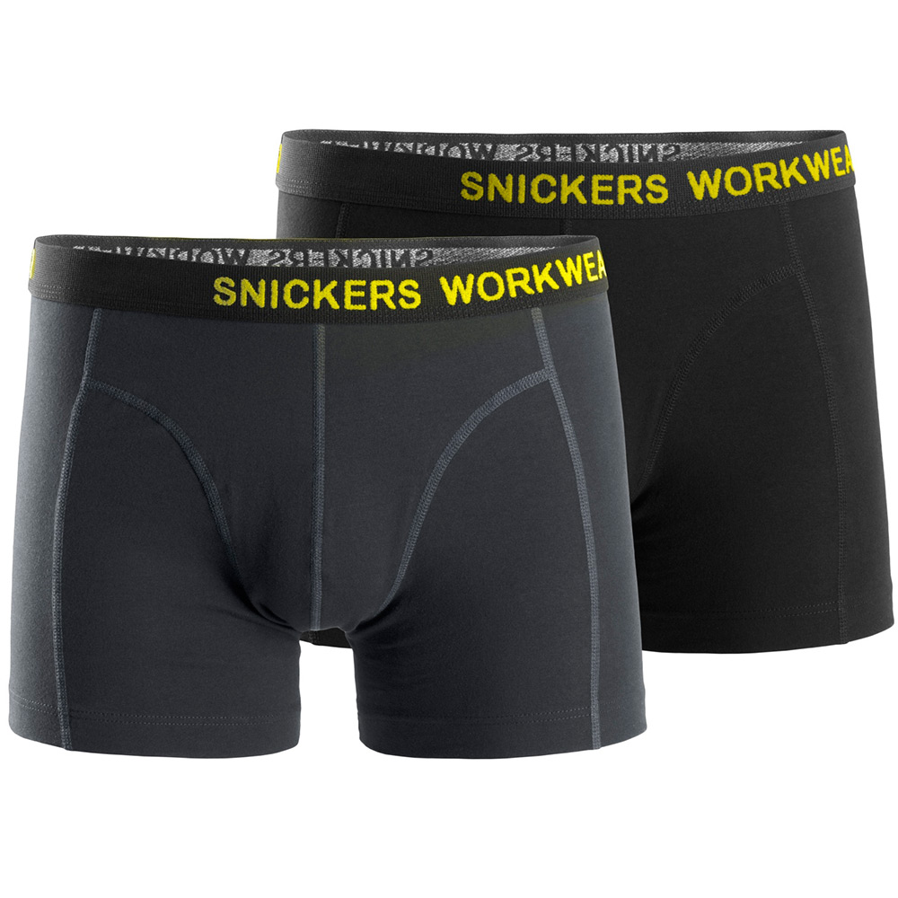 Kalsong i stretch 2-pack Storlek: XXXL , Färg: Black\Steel grey