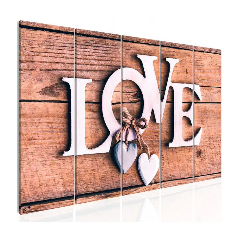 Tavla Arkiio Wooden Letters Narrow 5 delar