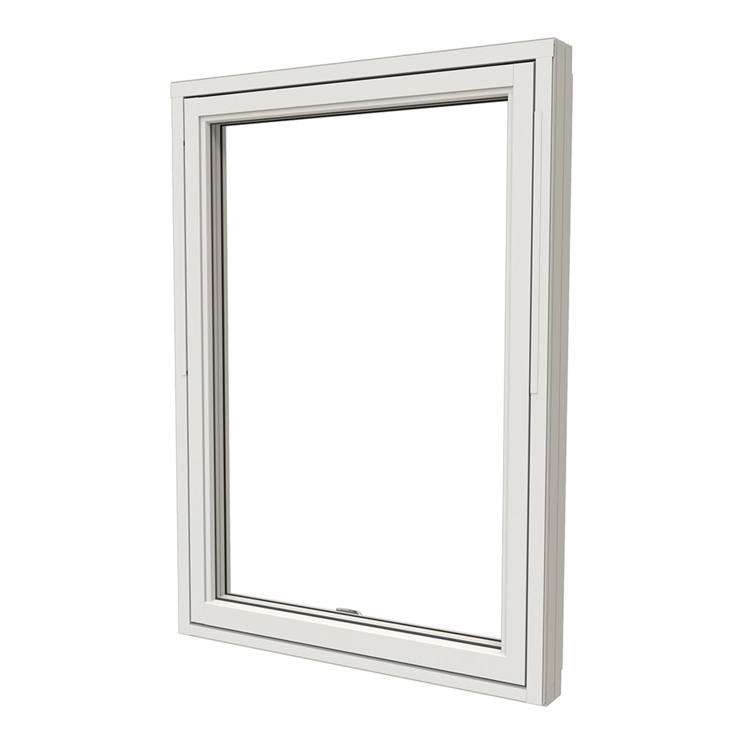 Vridfönster NorDan NTech 3-Glas Aluminium Lagerfört
