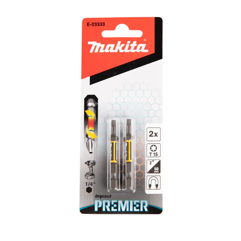Bits Makita Impact Premier E-03333 50 mm 2-pack