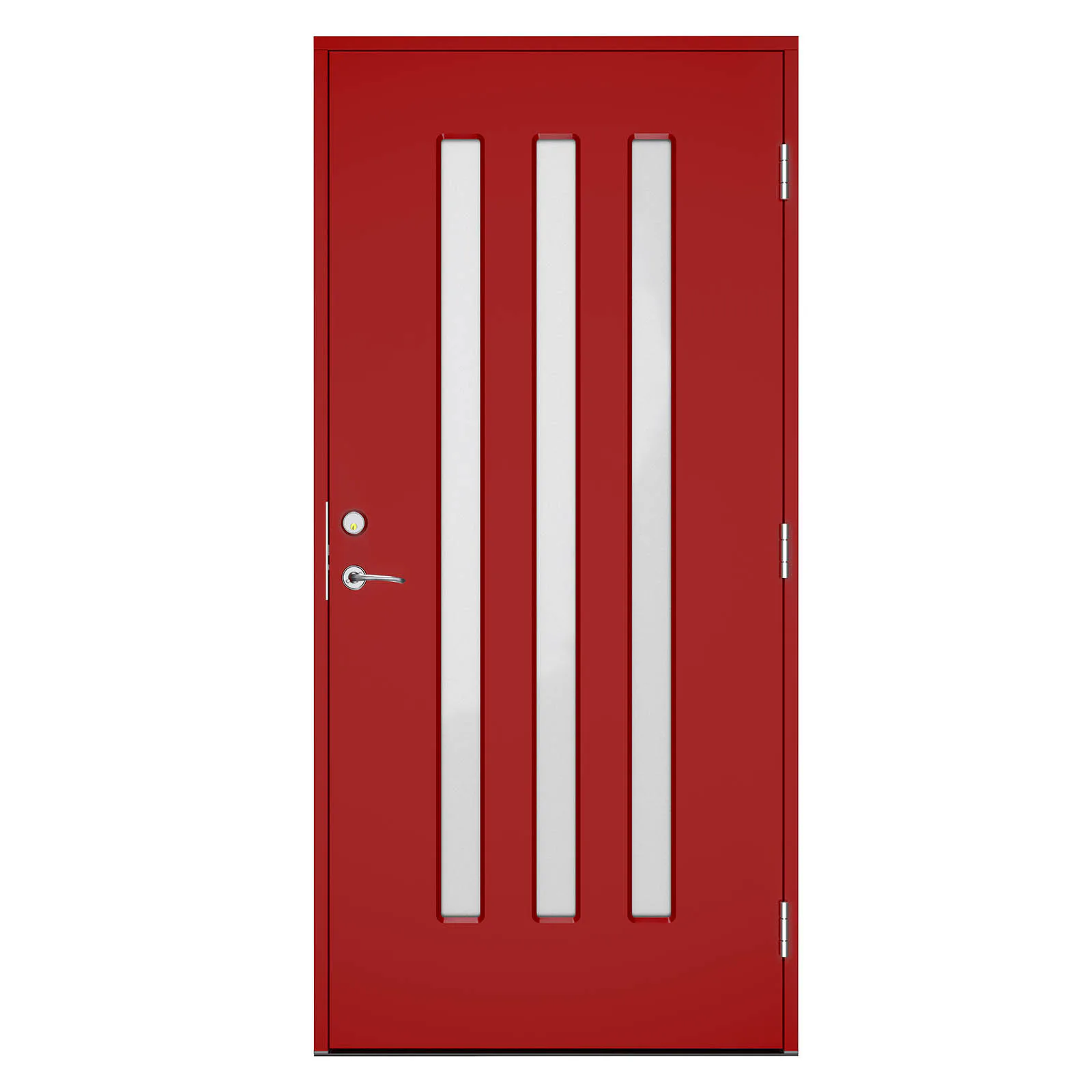 Ytterdörr Swedoor Advance-Line Nordic TromsöNCS-S-2570-Y90R (Röd) 10x20, Höger