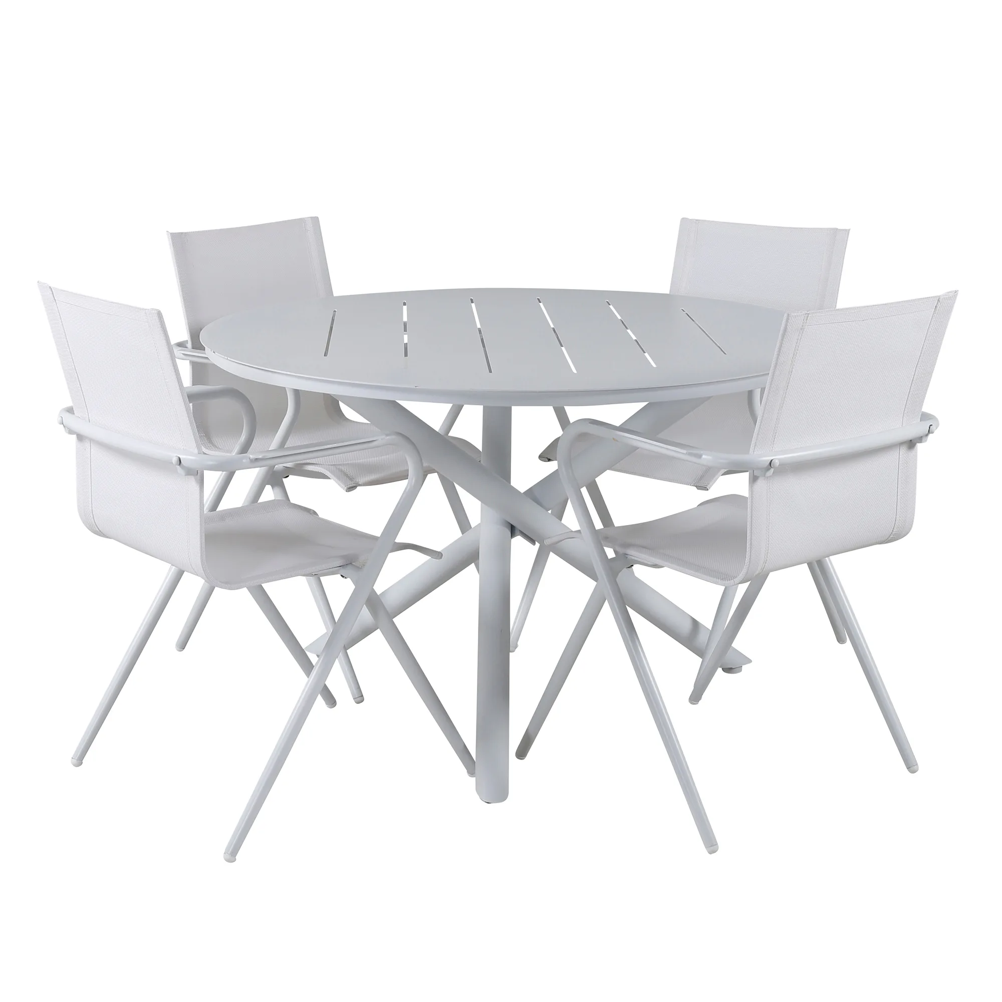 Matgrupp Venture Home Ande med 4 Sally Matstolar