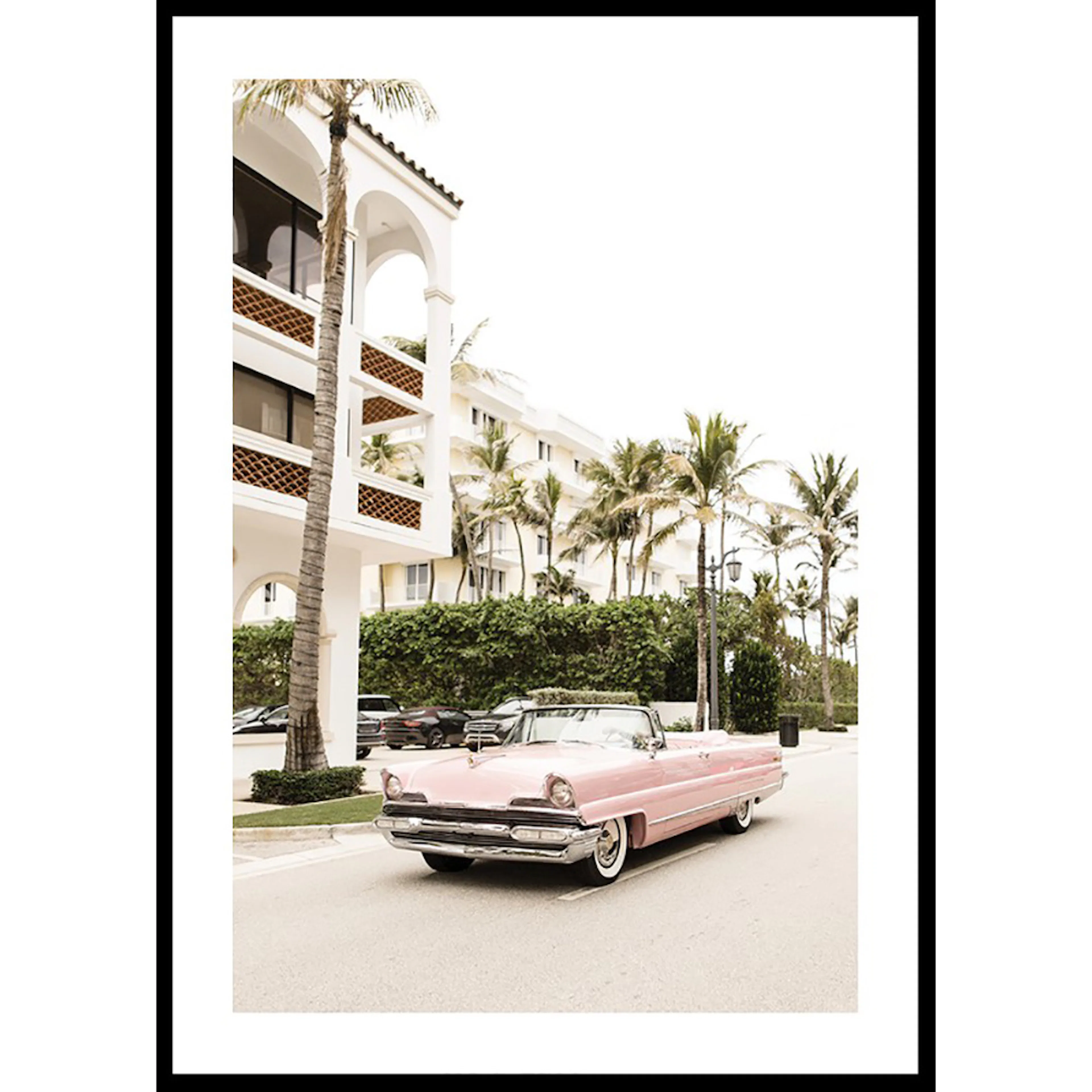 Poster Gallerix Vintage Pink Car