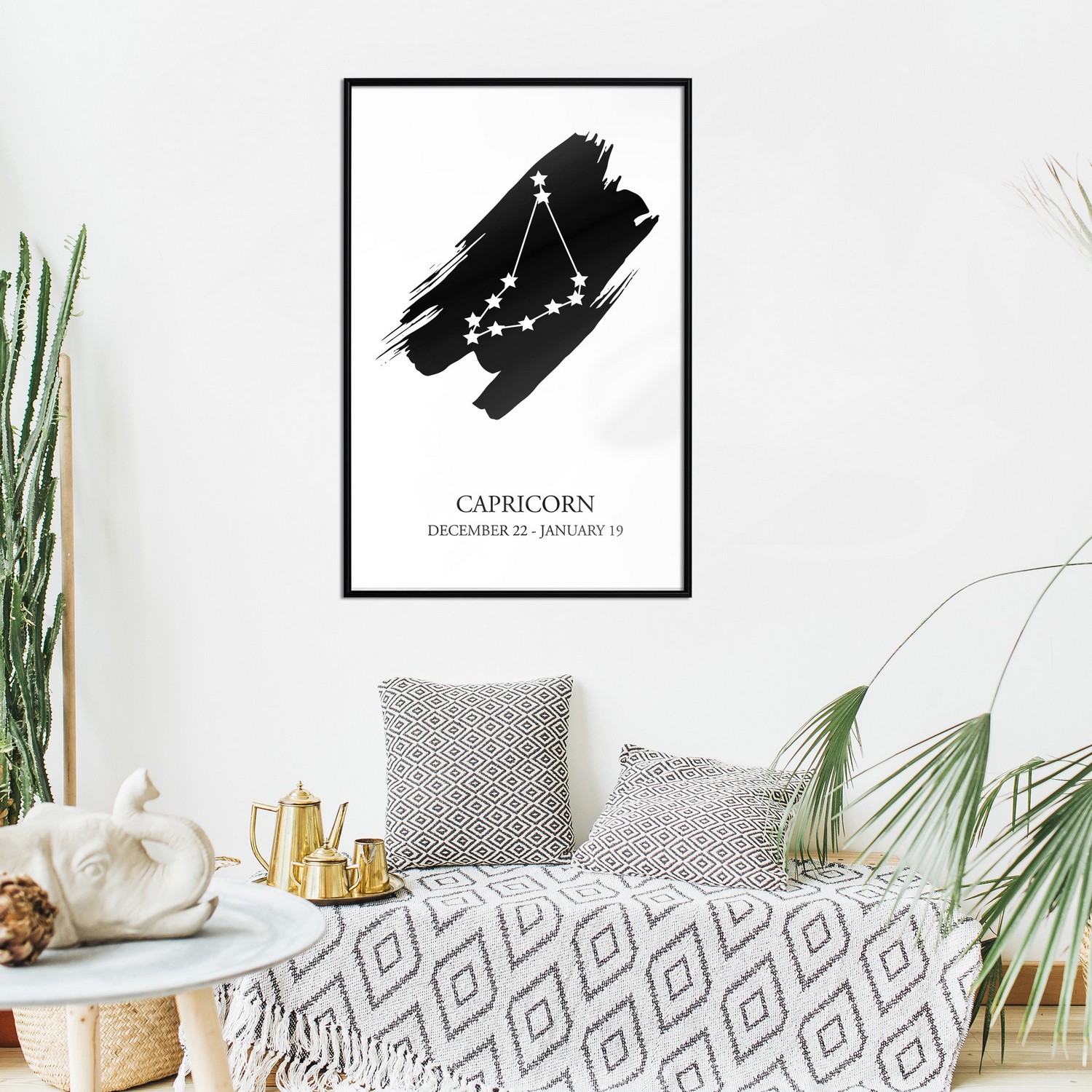 Poster Artgeist Affisch Zodiac Signs Capricorn