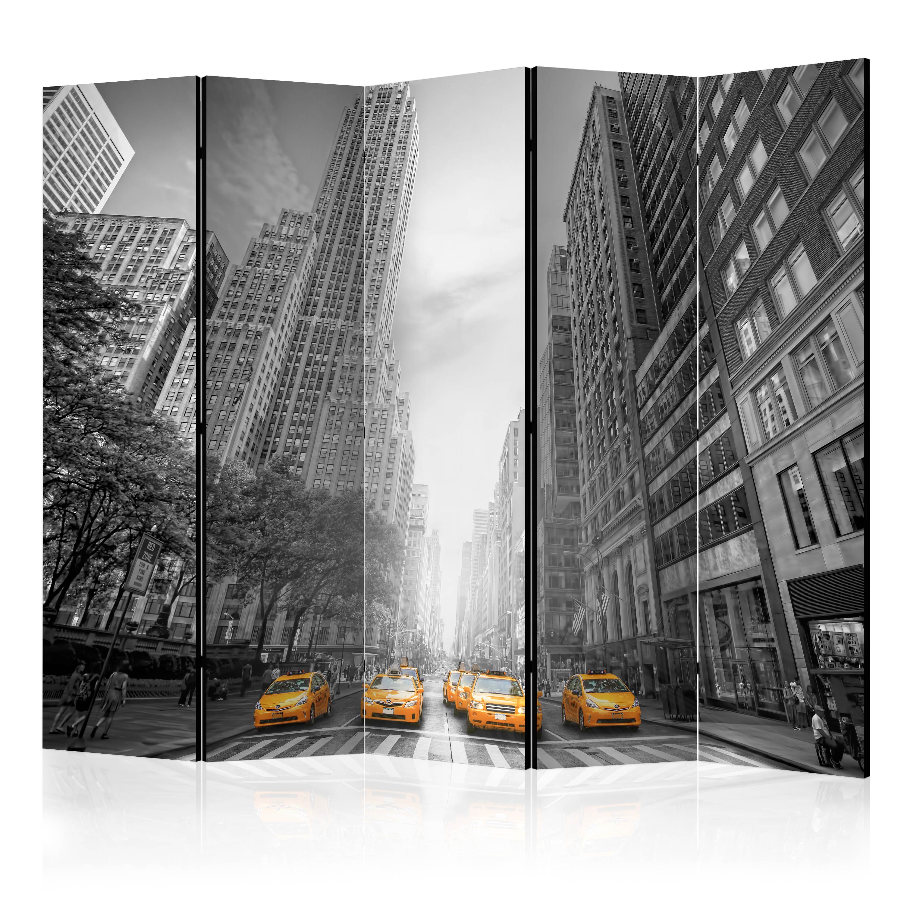 Rumsavdelare Arkiio New York Yellow Taxis II 225x172 cm