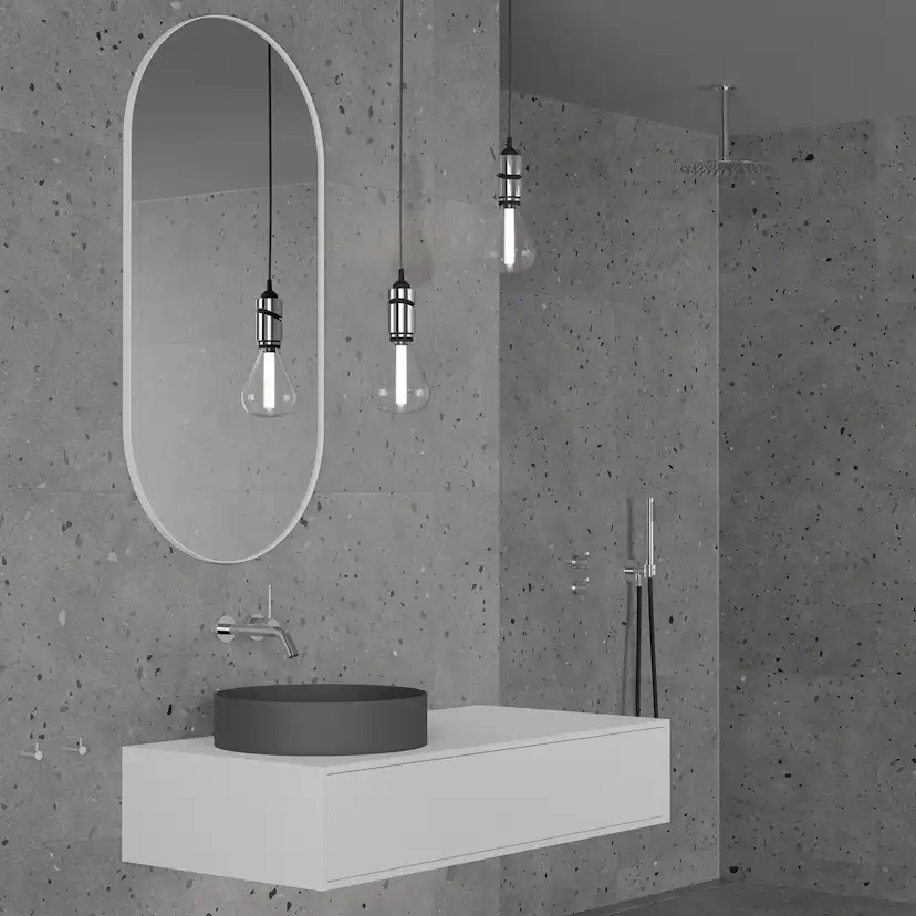 Tvättställsblandare Scandtap Steel Harmonized 1 för Inbyggnad