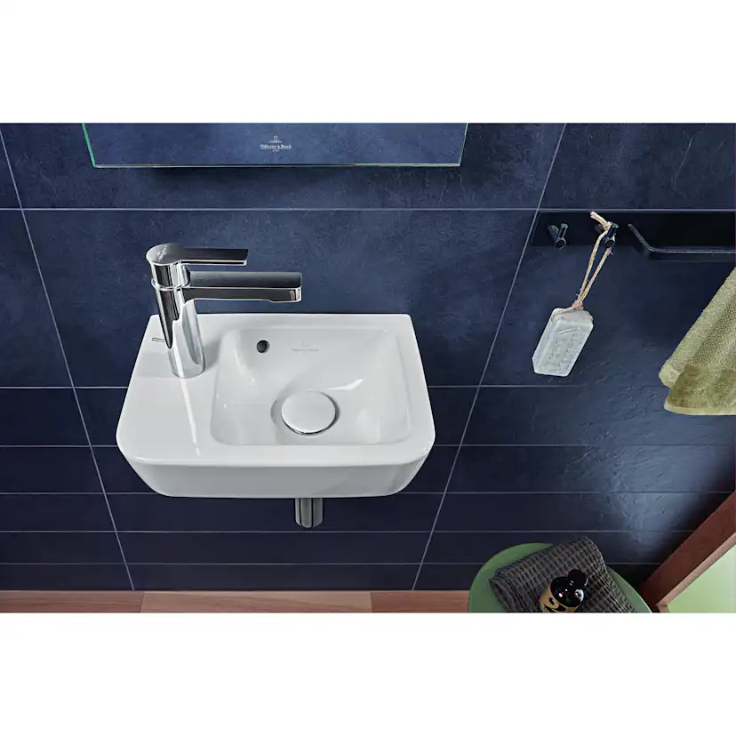 Tvättställ Villeroy & Boch O.novo Kompakt Rektangulärt för Sidomonterad Blandare