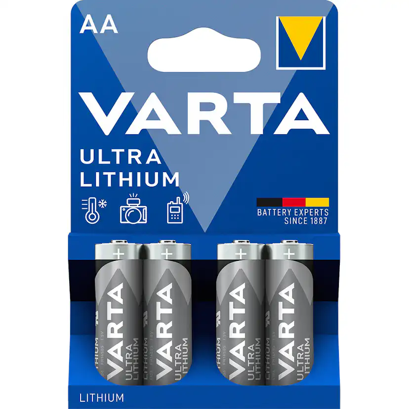 Batteri VARTA Ultra Litium LR06/AA 4-Pack