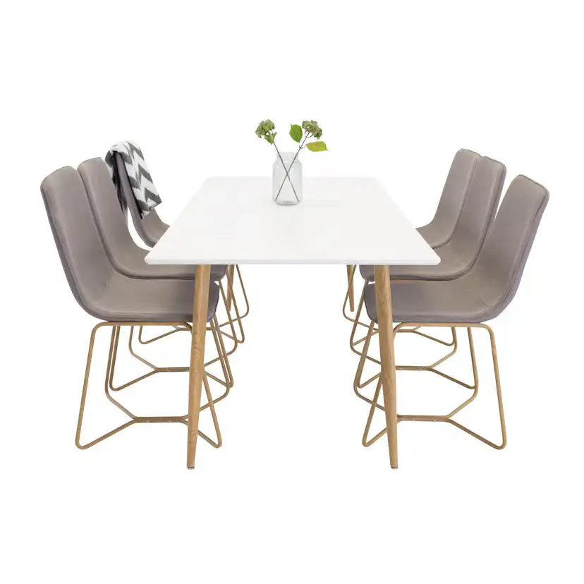 Matgrupp Venture Home Polar med 6st X Stolar