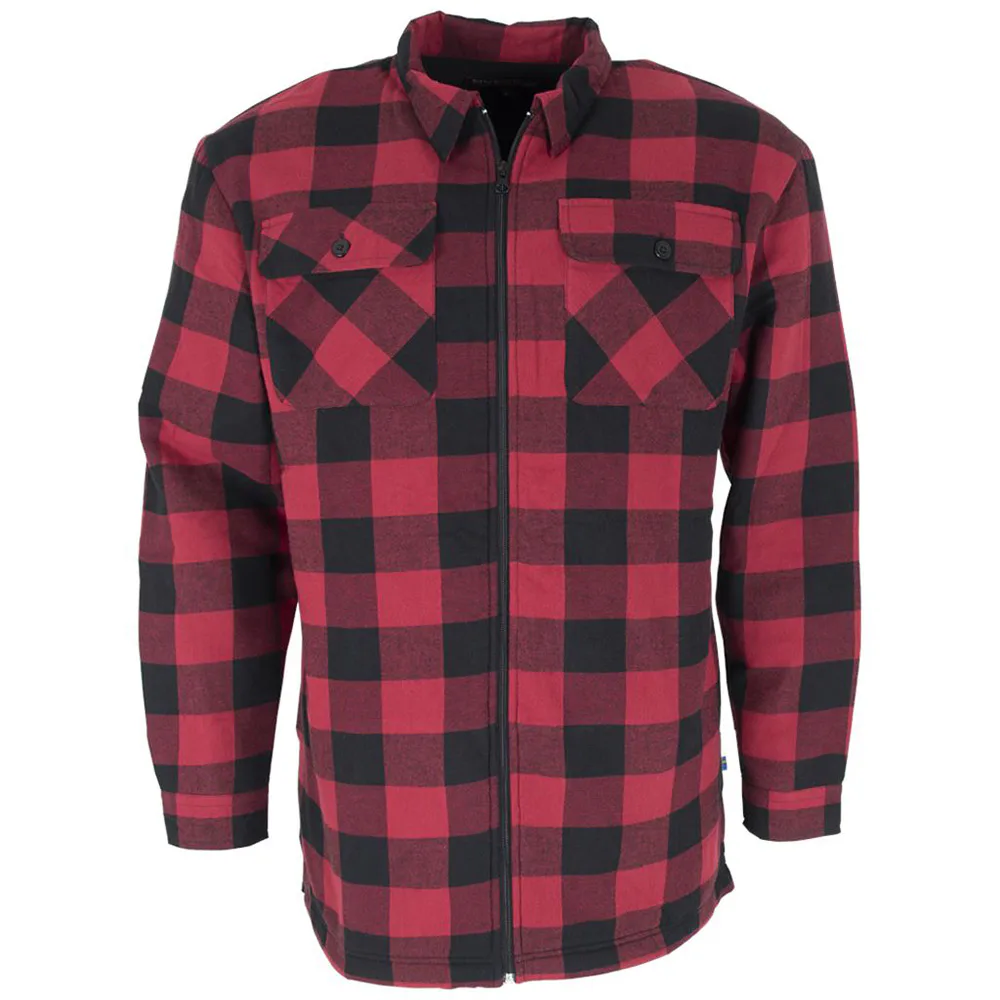 Flanellskjorta Woodline Skjorta Canada Röd Storlek: M