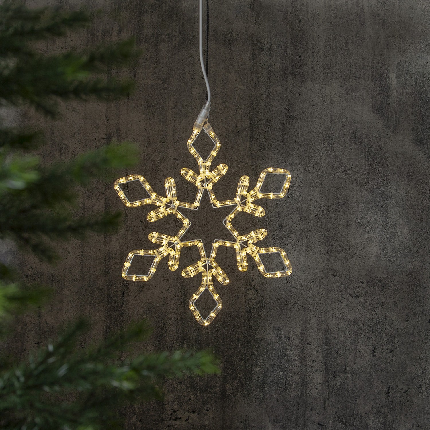 Dekorationsbelysning Star Trading Slt.Snöfl.RL43 cm WW