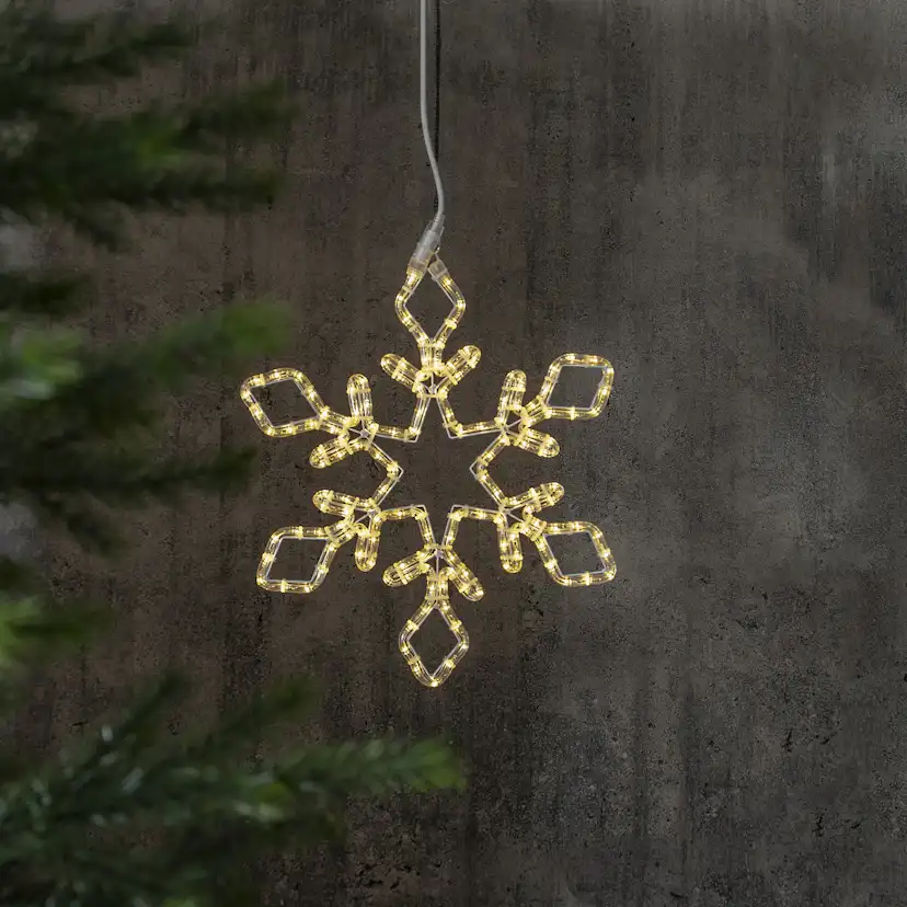 Dekorationsbelysning Star Trading Slt.Snöfl.RL43 cm WW