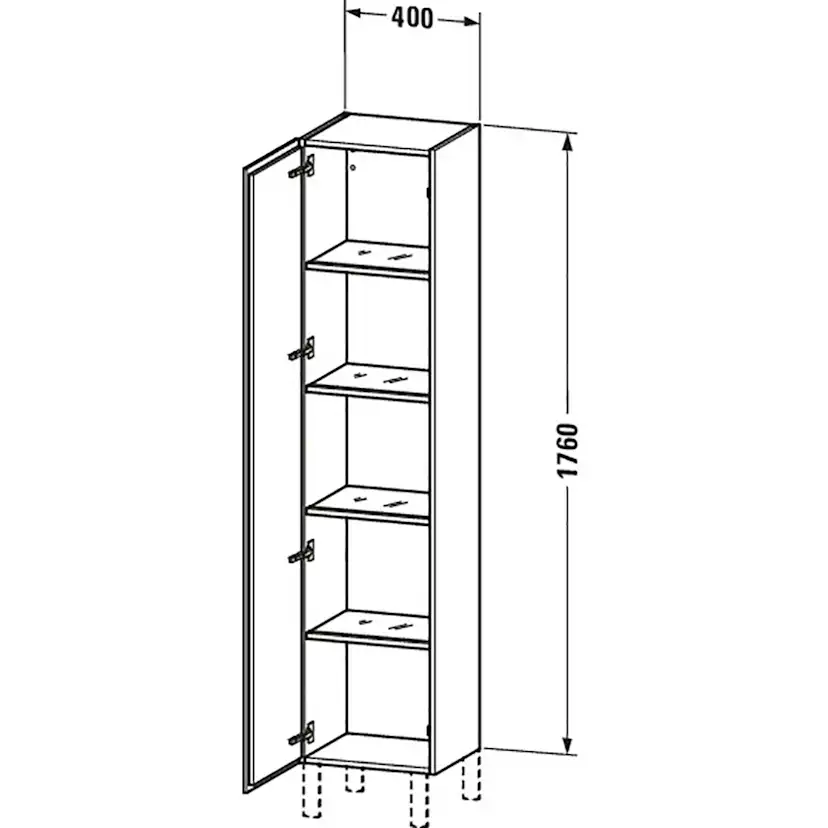 Högskåp Duravit L-Cube