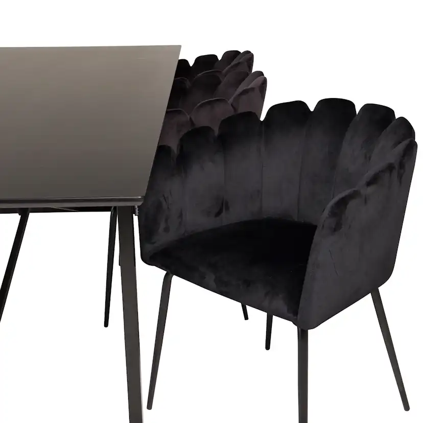 Matgrupp furniture/fashion Palaba med 6 Limhamn Stolar