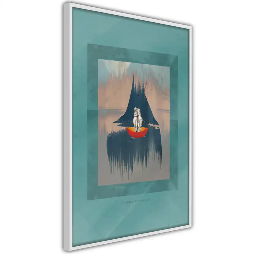 Poster Artgeist Affisch Couple On Boat