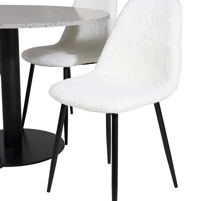 Matgrupp Venture Home Roxanna med 4 Pooya Stolar Runt