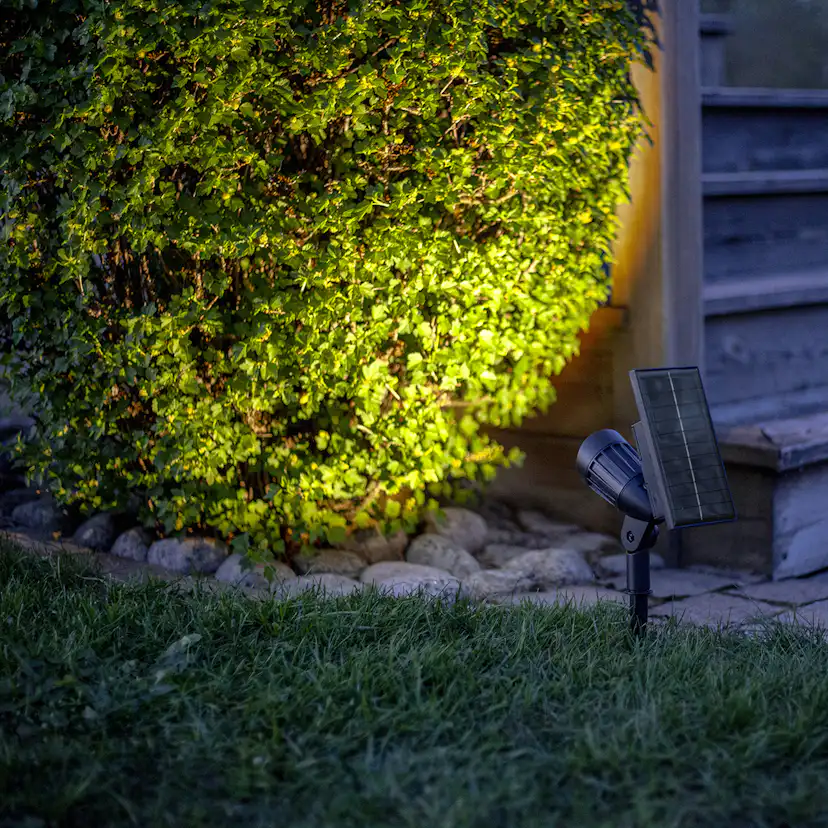 Solcell Spotlight Star Trading Powerspot LED