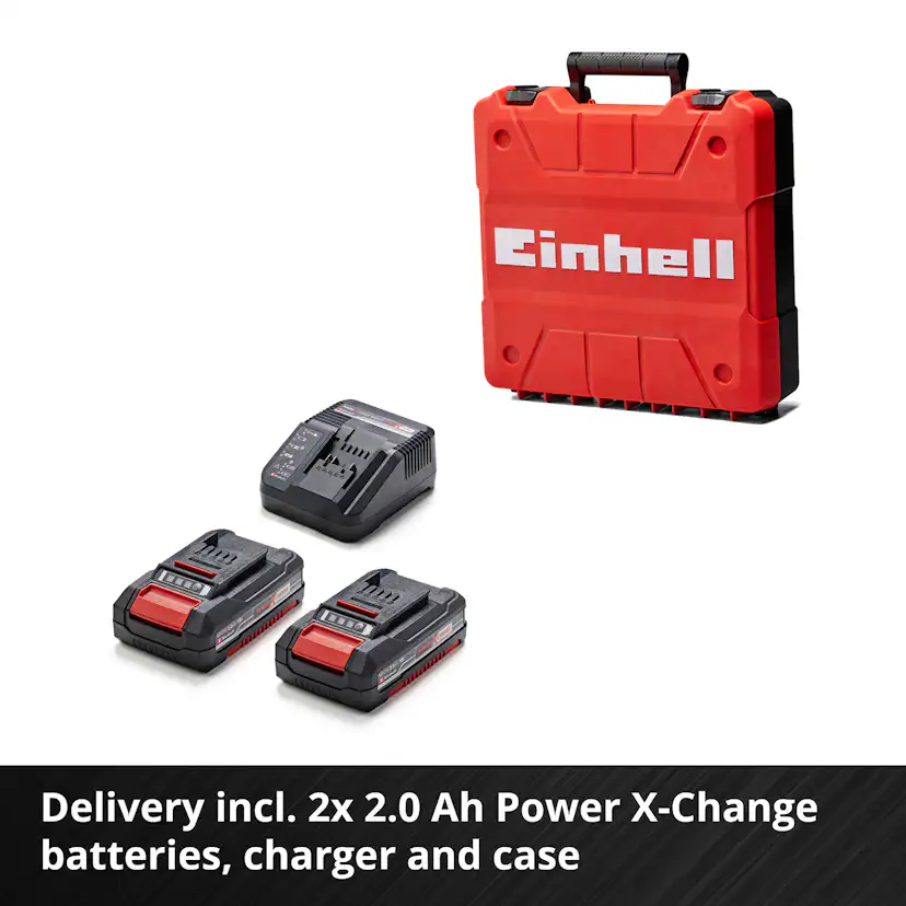 Slagborrmaskin Einhell TE-CD 18V Med Batteri, Laddare & Väska