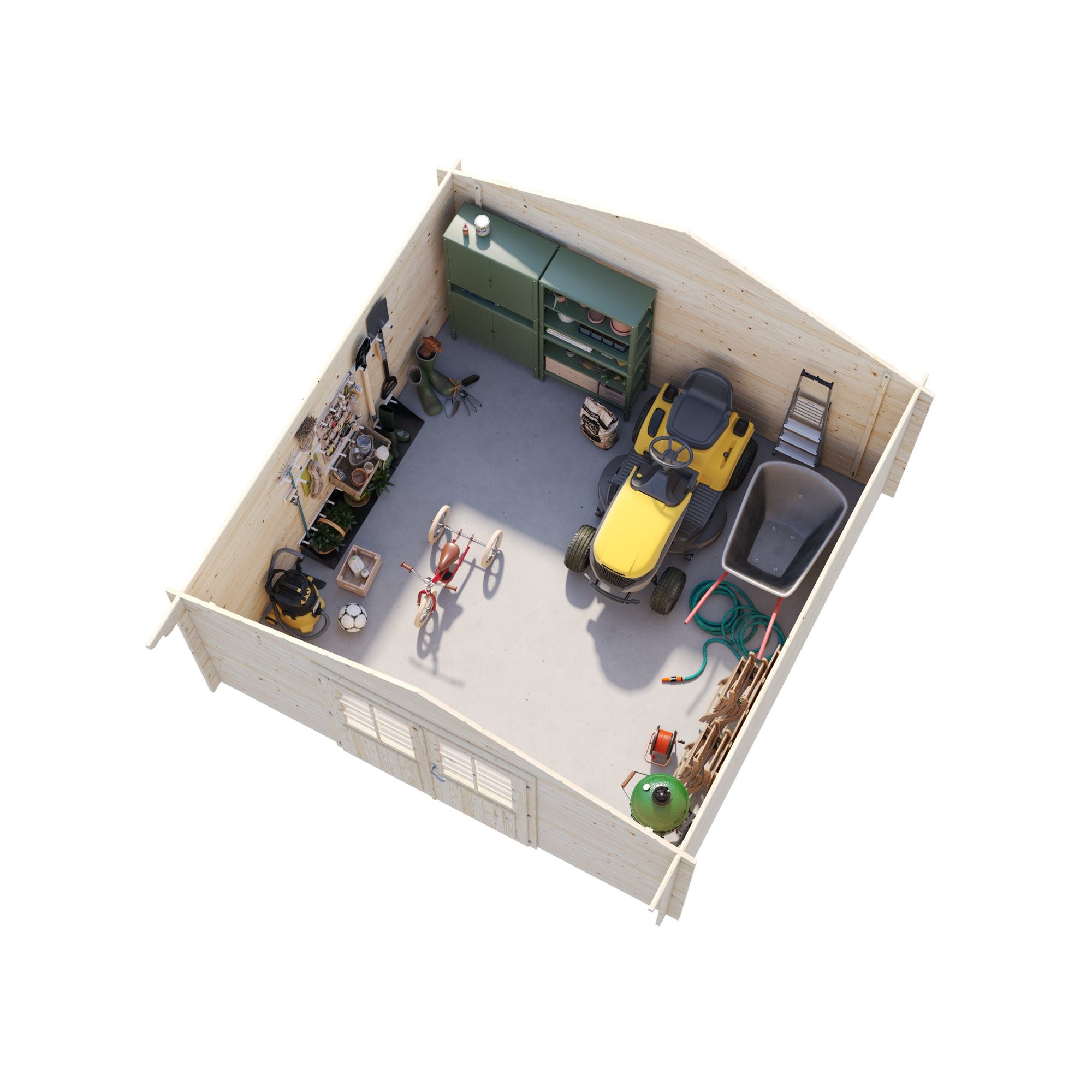 Lotta 13,9 m2 Impregnerad transparent