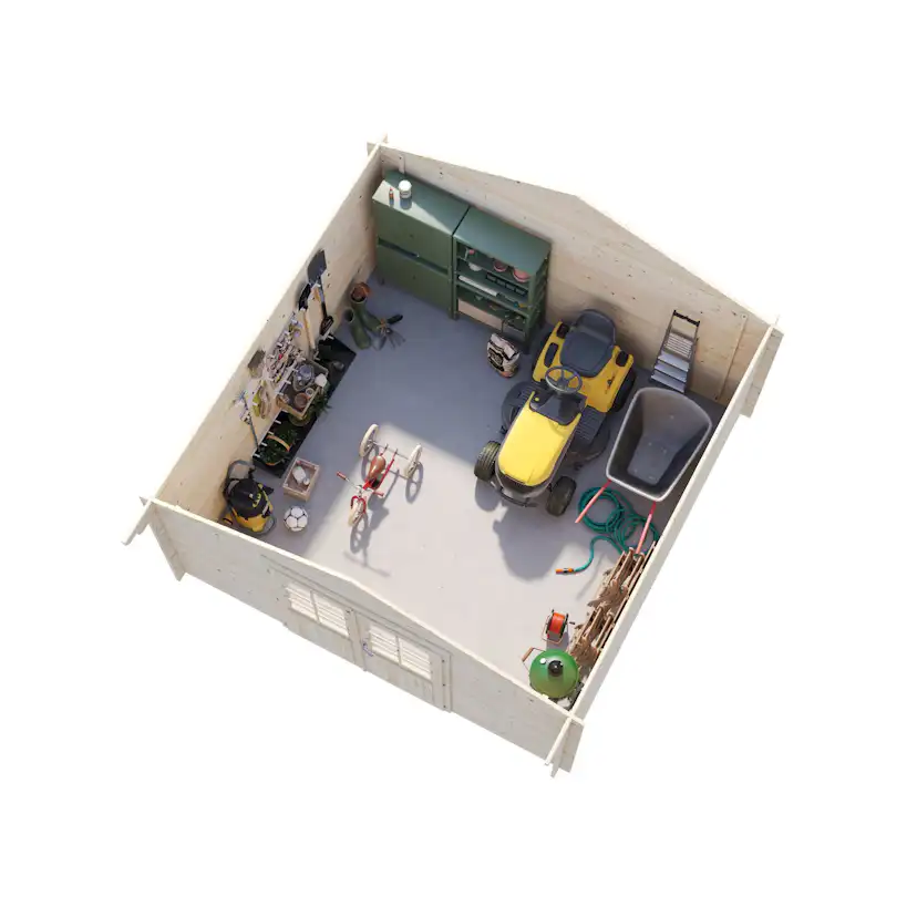 Lotta 13,9 m2 Impregnerad transparent
