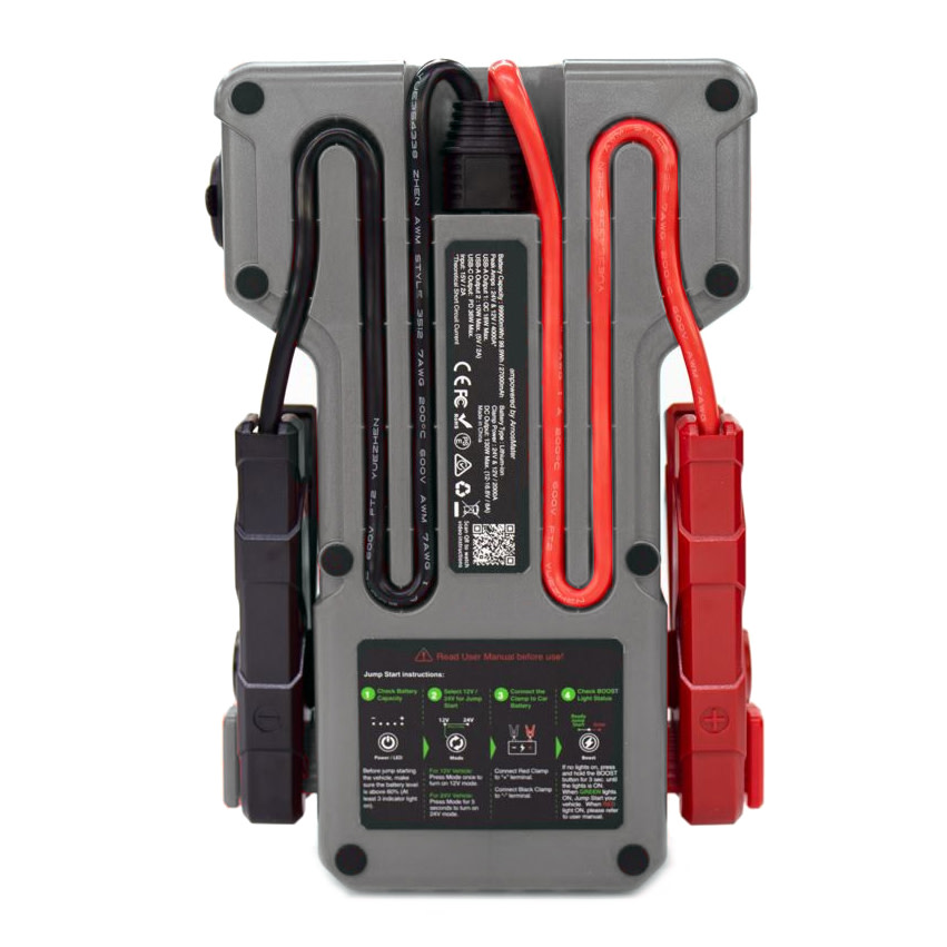Starthjälp Motorwerk 12/24V 27000mAh