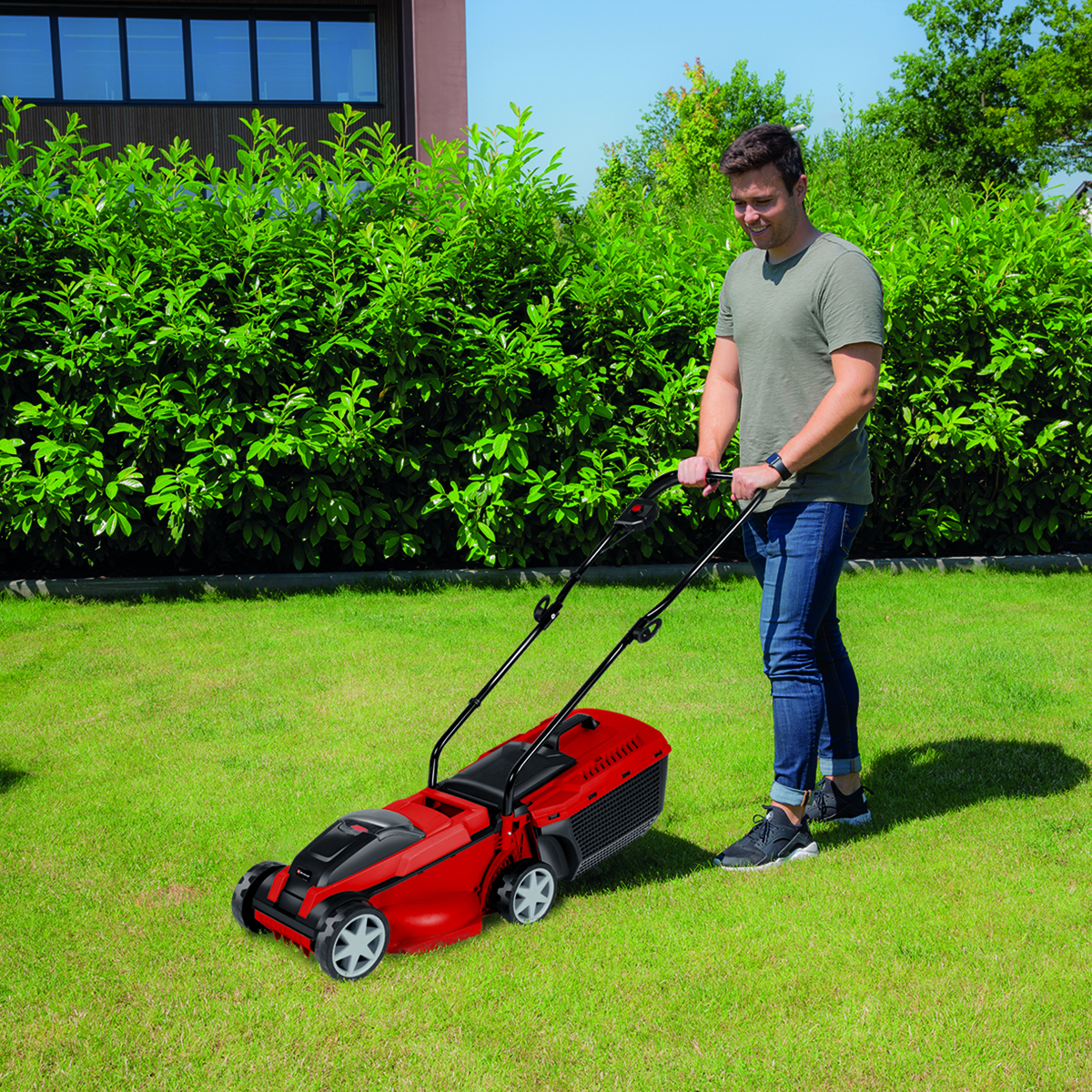 Gräsklippare Einhell GC-CLM 18/220 Li Med Batteri & Laddare
