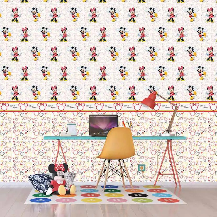 Bård Wallfashion WBD8068 Disney Musse & Mimmi