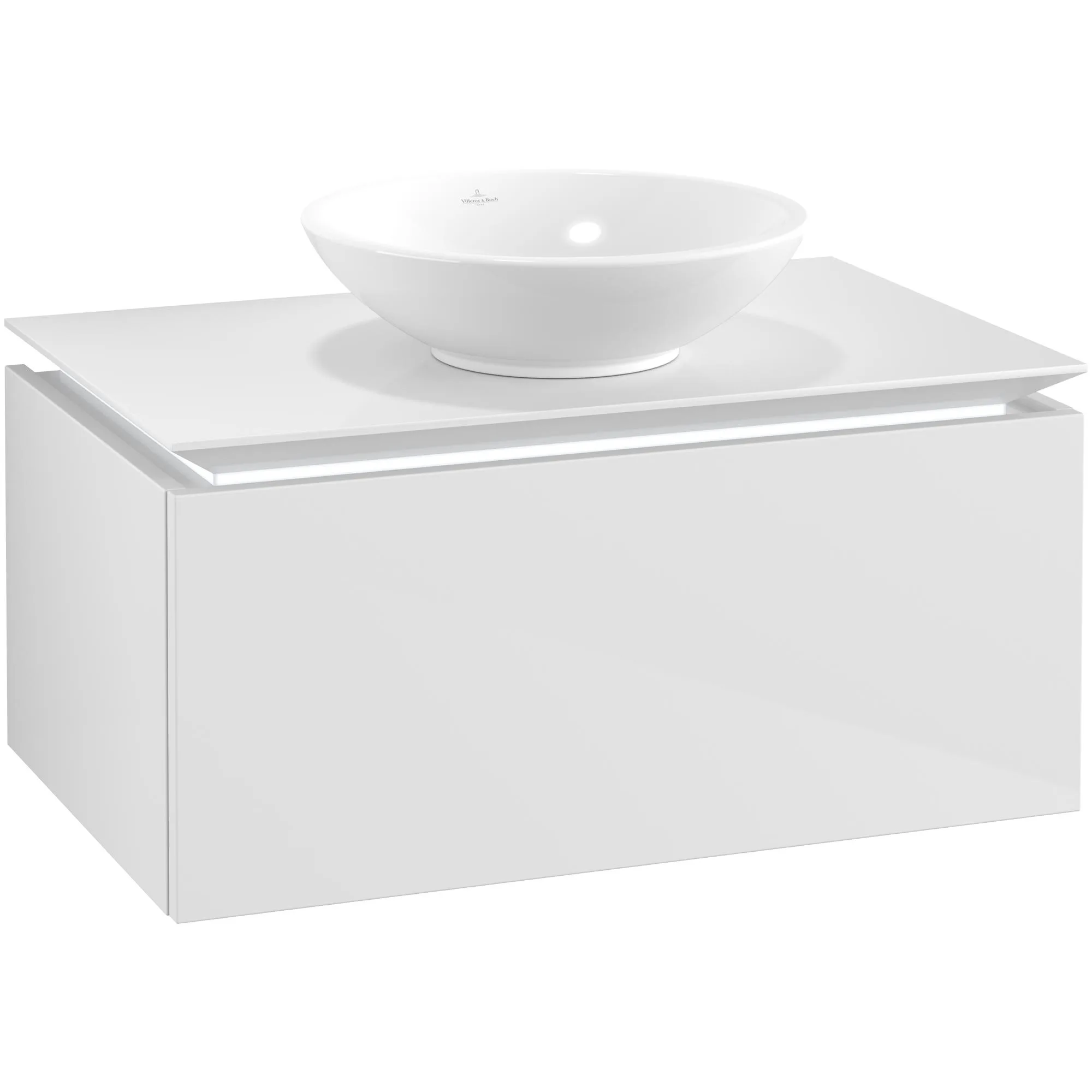 Tvättställsskåp Villeroy & Boch Legato Kompakt 800 med 1 Låda för Ytmonterat Tvättställ