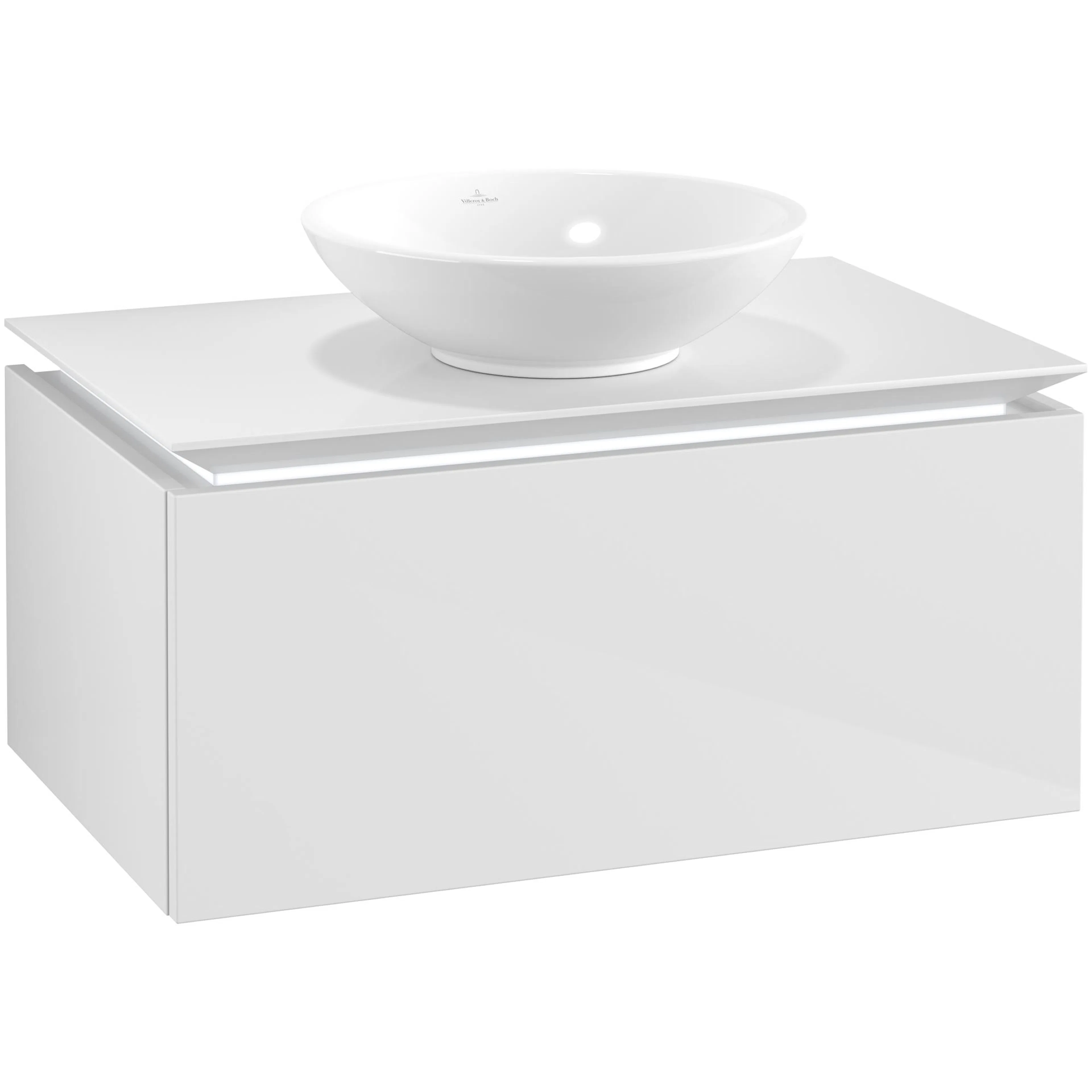 Tvättställsskåp Villeroy & Boch Legato Kompakt 800 med 1 Låda för Ytmonterat Tvättställ