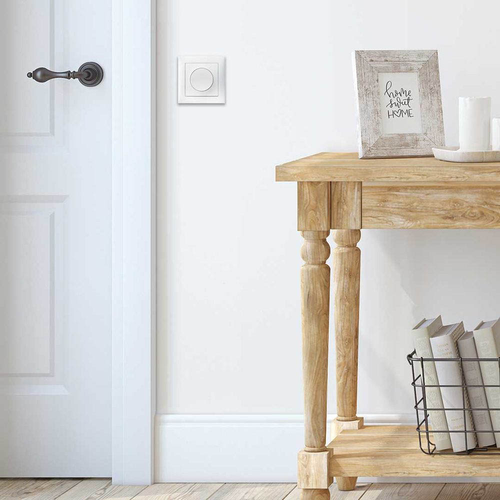 Dimmer Hager Universal Inklusive Ram S.1 20-210 W Vit RAL 9010