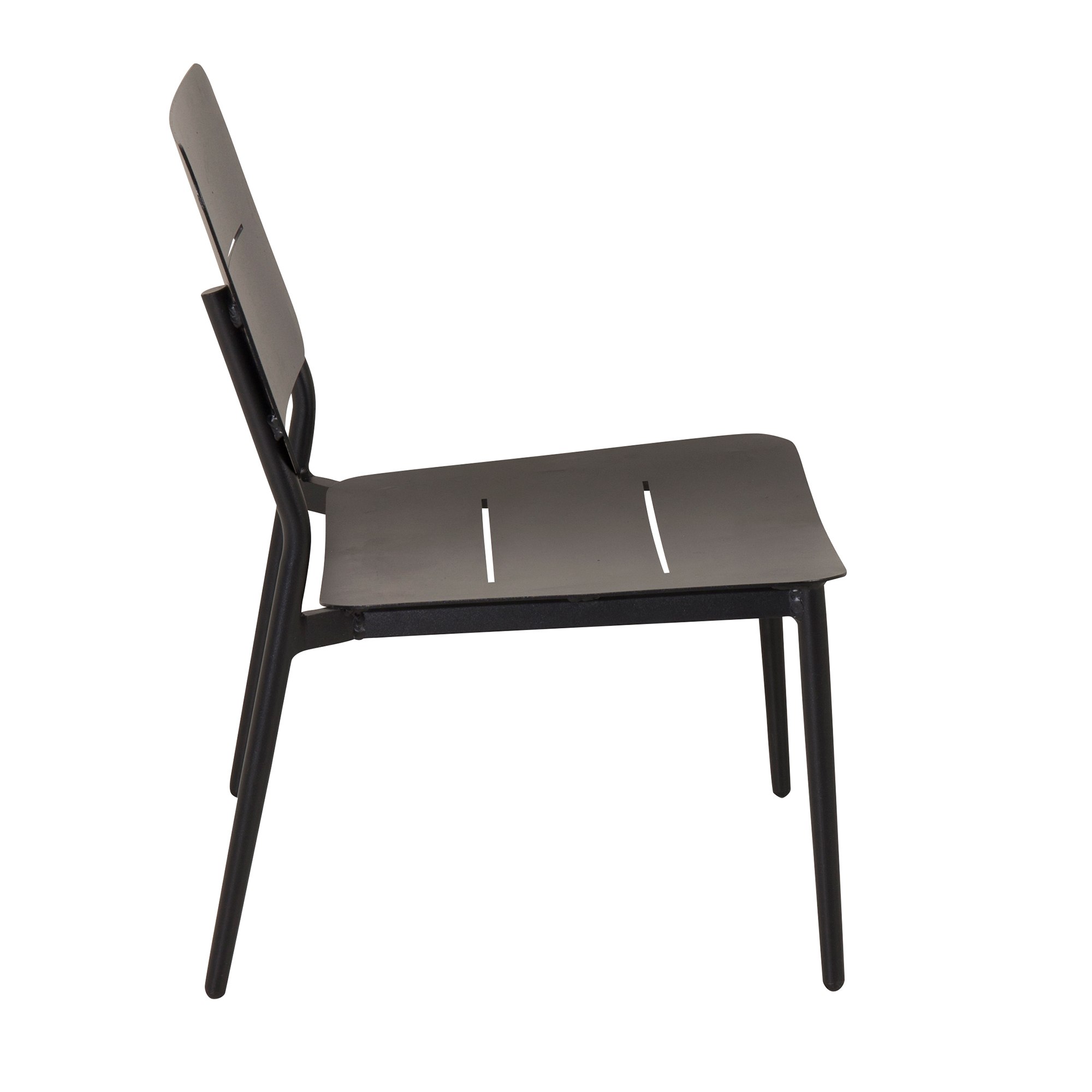 Lina lounge Chair - Black / Black Cushion Svart