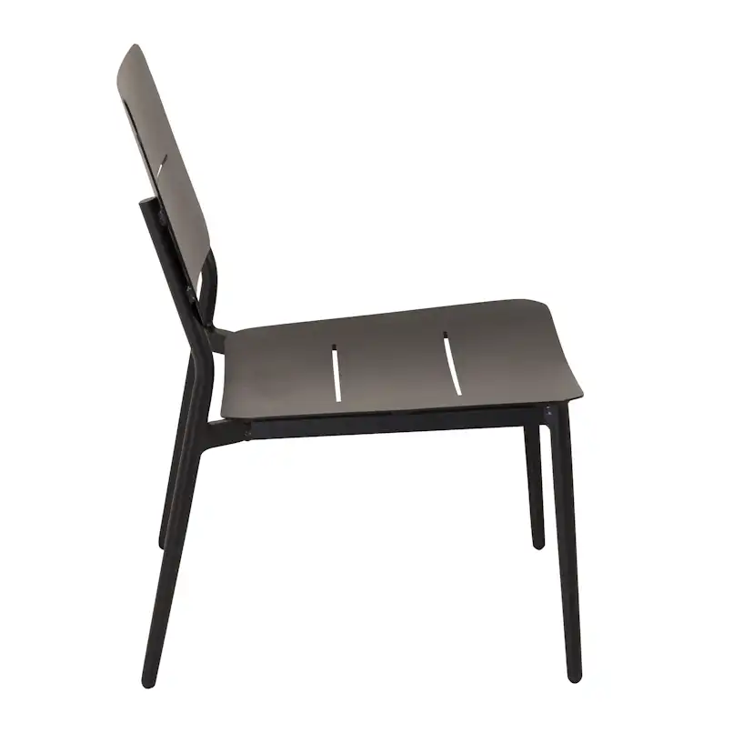 Lina lounge Chair - Black / Black Cushion Svart