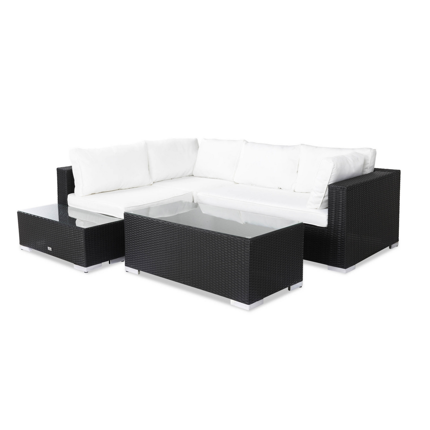 Loungegrupp Comfort Garden Bahamas 4-sits med Avslut och Bord Utomhus