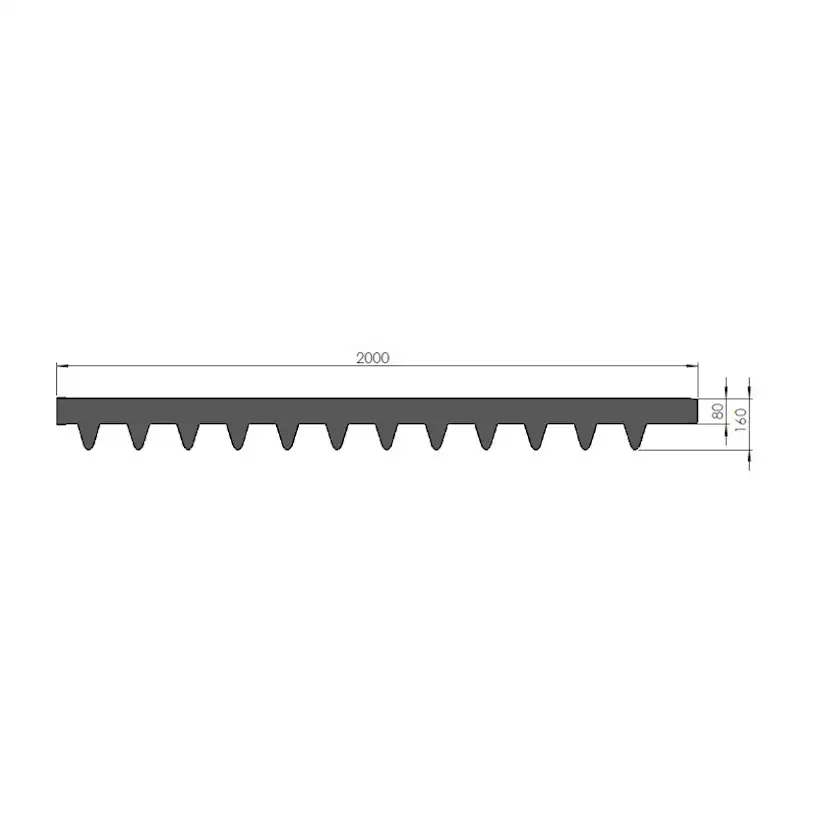 Rabattkant Skotte Garden 200 cm 4-pack