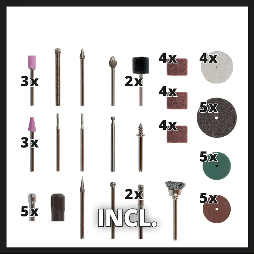 Slip- och Graveringsverktyg Einhell TE-MT 7,2 Li Sladdlös utan Batteri