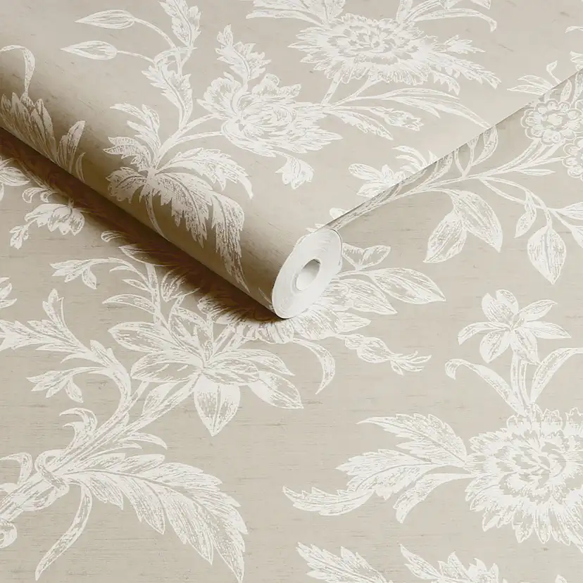 Tapet Laura Ashley Lloyd Grå