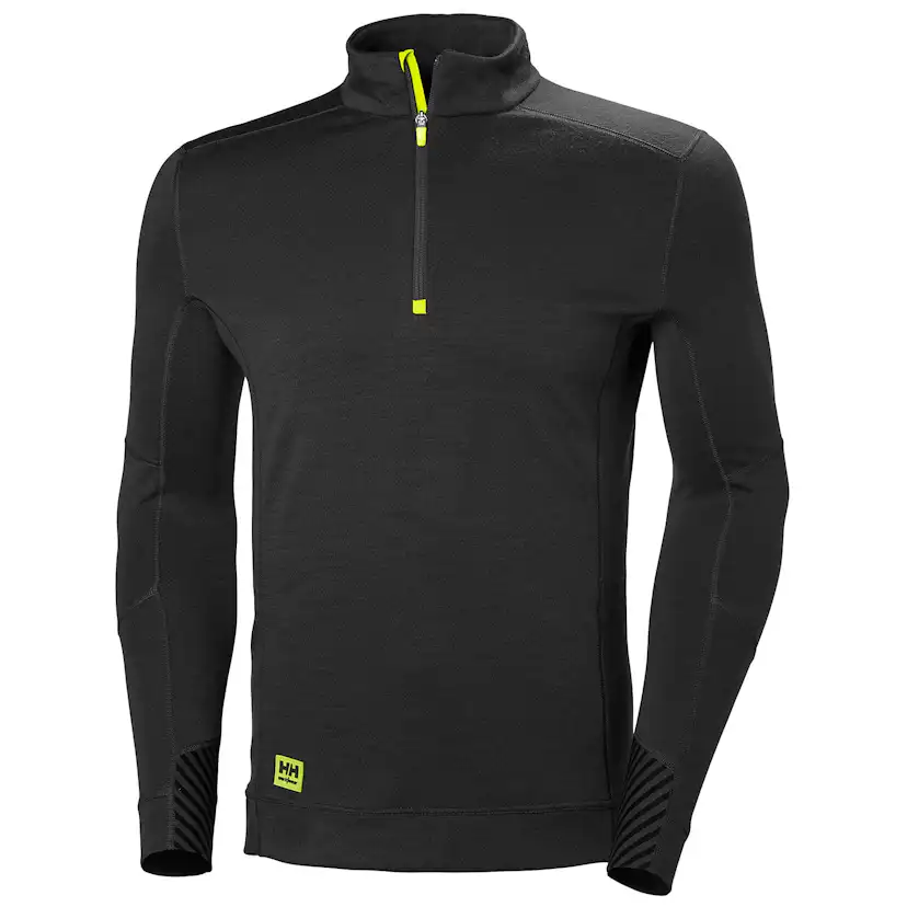 Undertröja Helly Hansen Workwear 75109-990 Svart Kort Dragkedja Lifa Xl