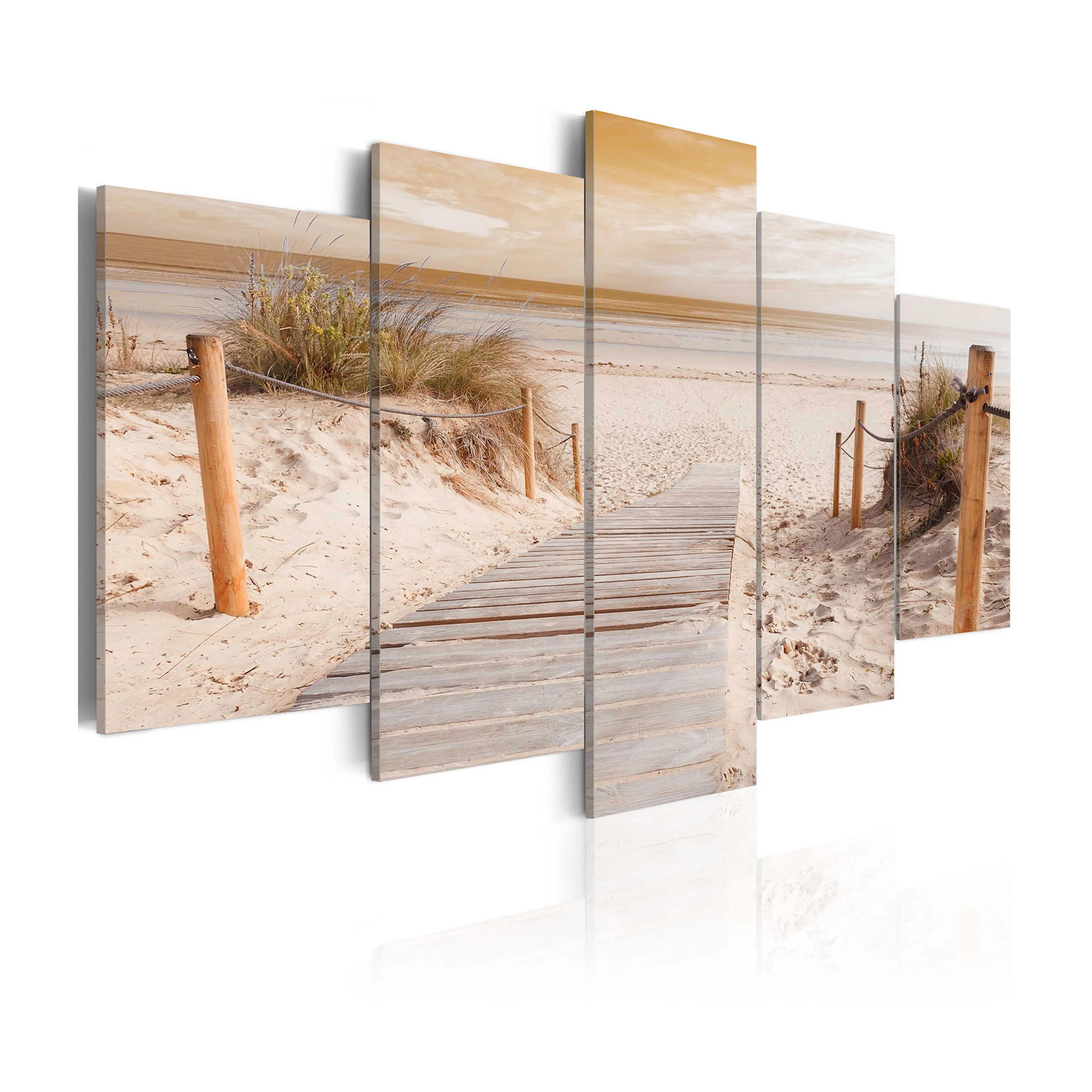 Tavla Arkiio Morning On The Beach Sepia