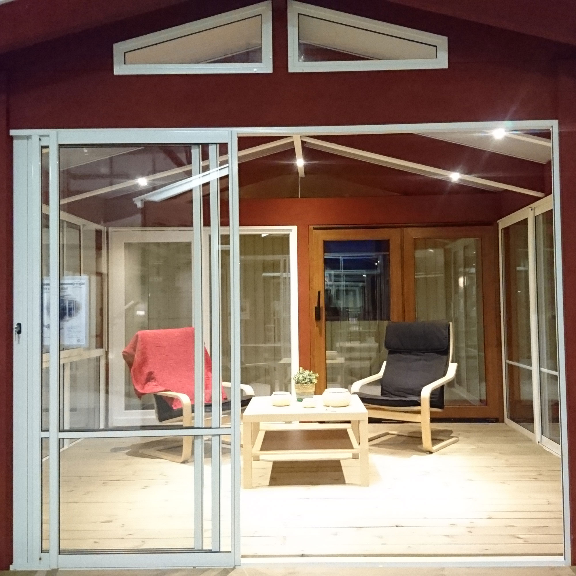 Integrerad LED-Belysning Landskap för Uterumsstomme Skimra