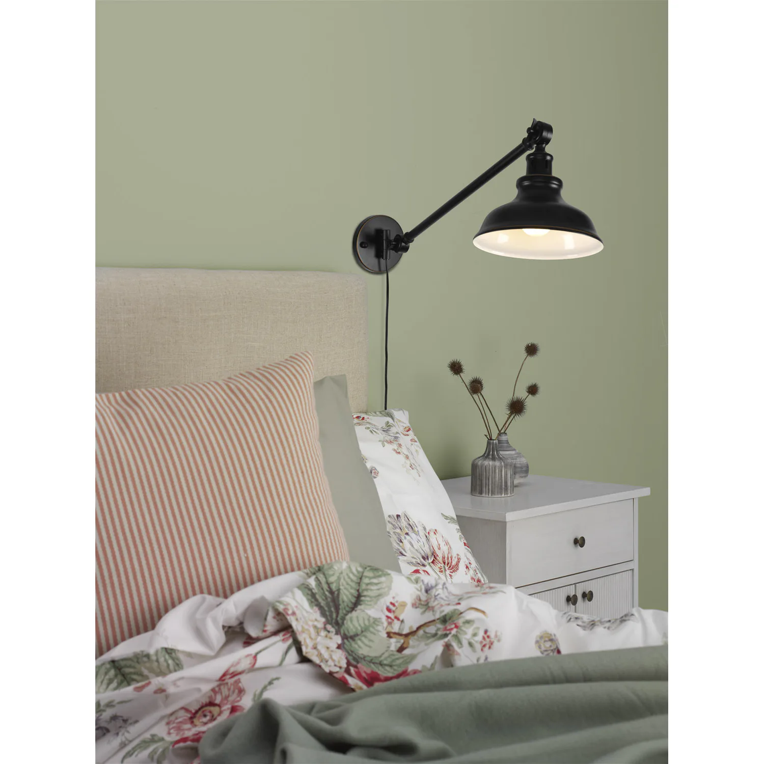 Vägglampa Cottex New Haven Läslampa